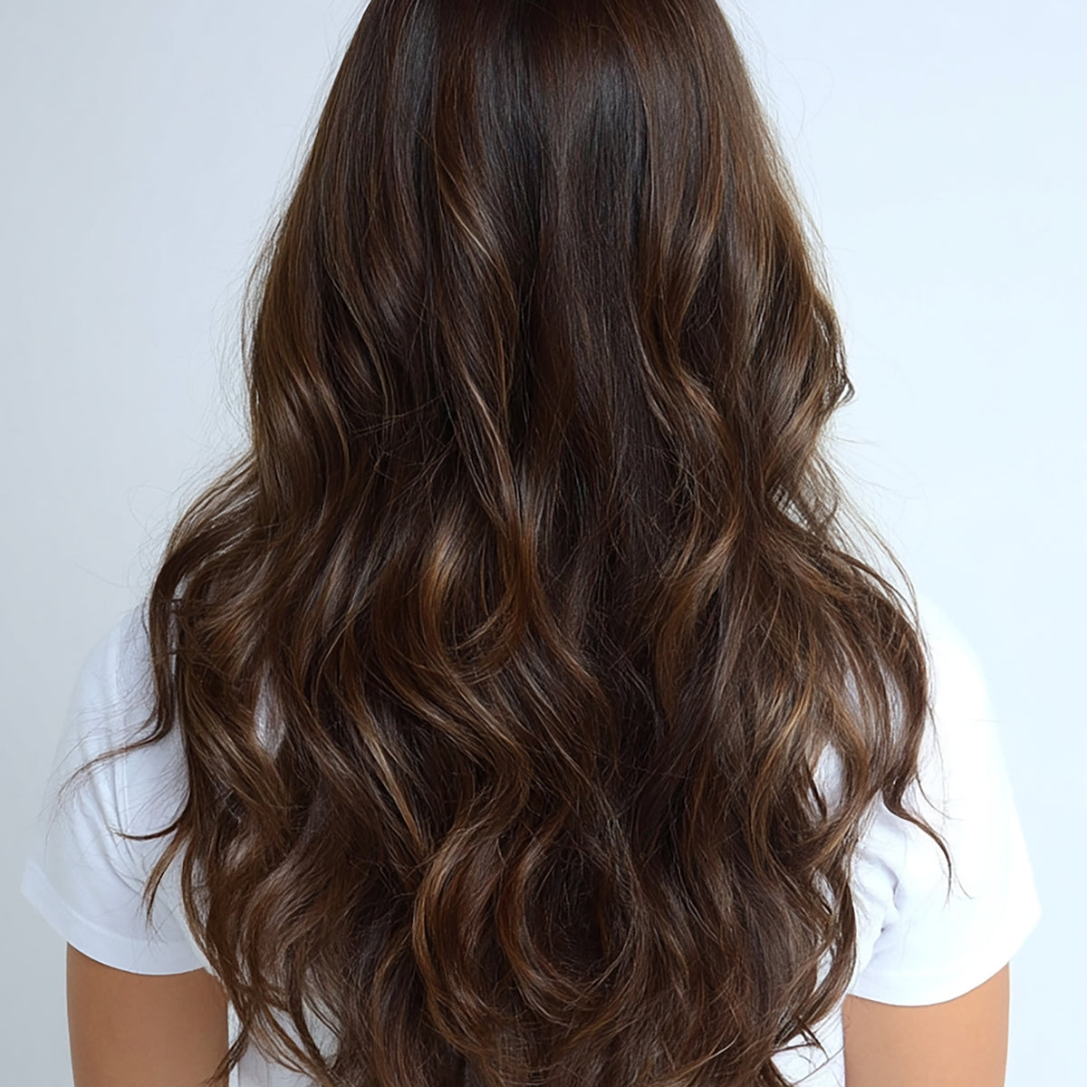 Bellami Silk Seam Clip-In Hair Extensions 18” 140g Mochachino Brown #1C Silk Seam Volumizing Weft, Mochachino Brown| Bellami Hair  main image 2