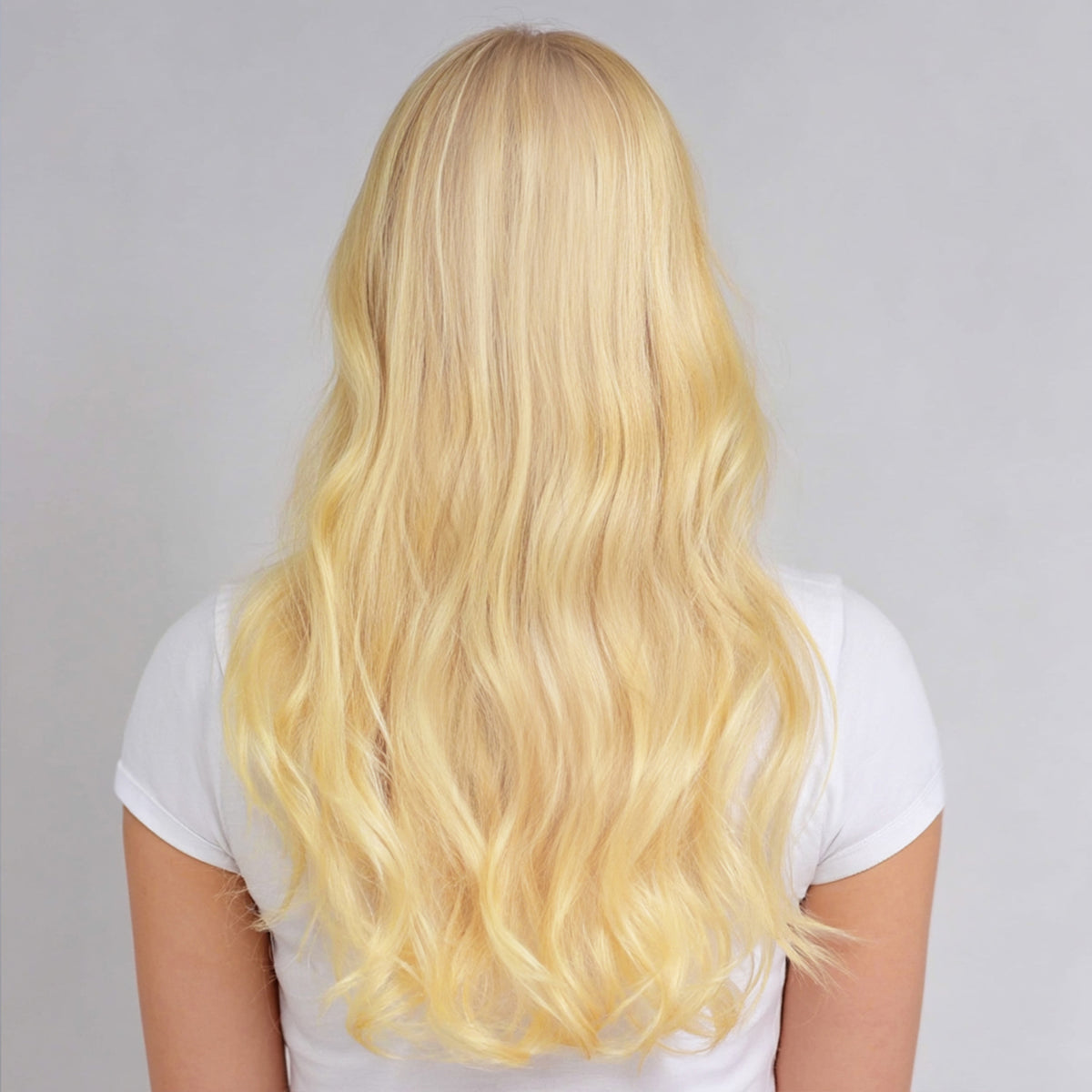 Bellami Beach Blonde Extensions Silk Seam Clip-In, Pearl Blonde| Bellami Hair – BELLAMI Hair main image 3
