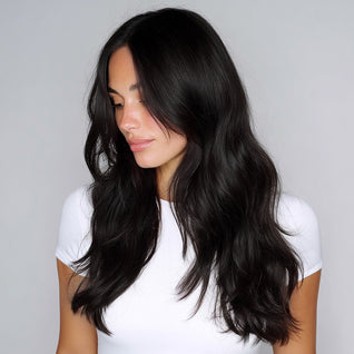Silk Seam™ Clip-In, Off Black
