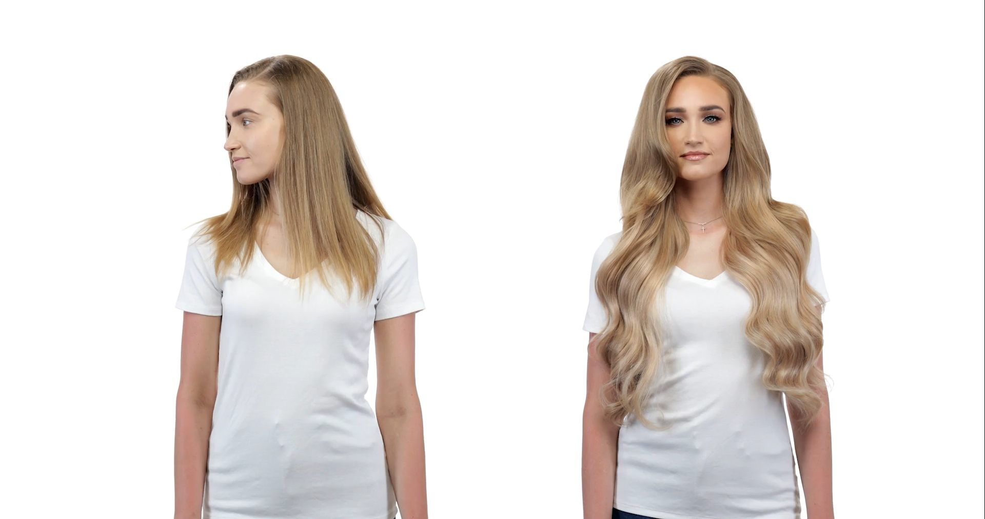 Video thumbail for BELLAMI Silk Seam 360g 26" Dirty Blonde (18) Hair Extensions