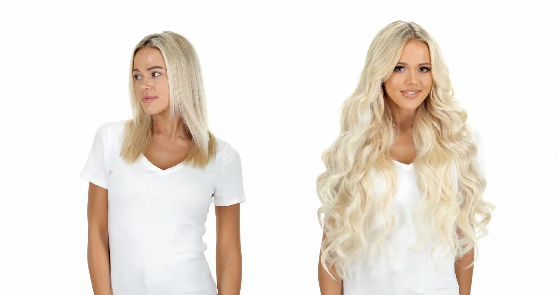 Video thumbail for BELLAMI Silk Seam 360g 26" Ash Blonde (60) Hair Extensions
