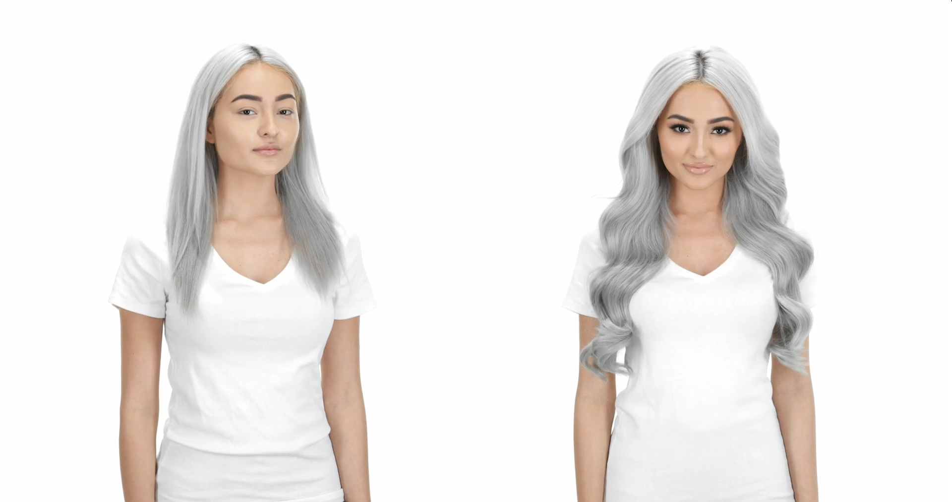 Video thumbail for Bambina 160g 20" Sterling Silver Hair Extensions