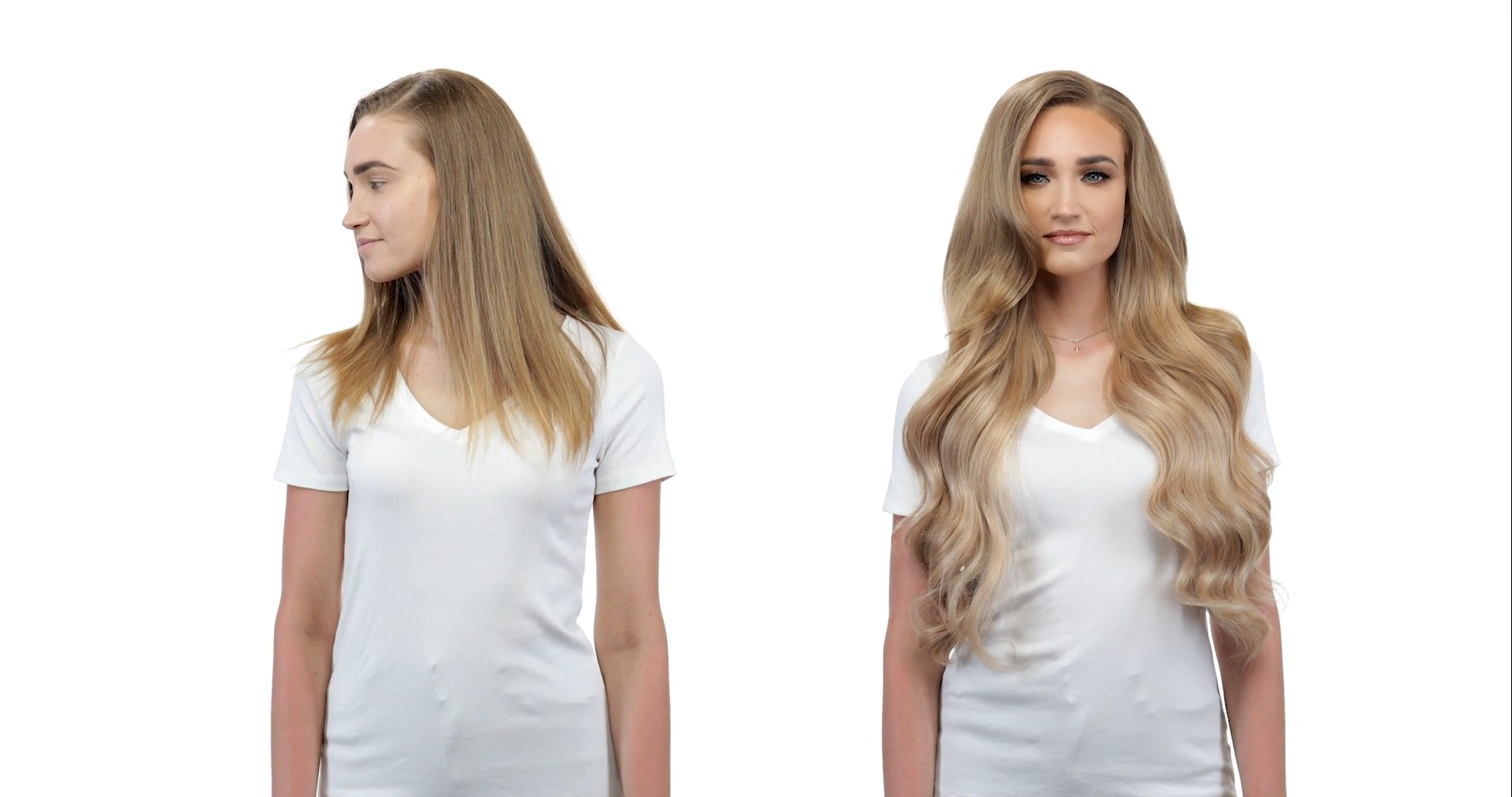 Video thumbail for BELLAMI Silk Seam 260g 24" Dirty Blonde (18) Hair Extensions