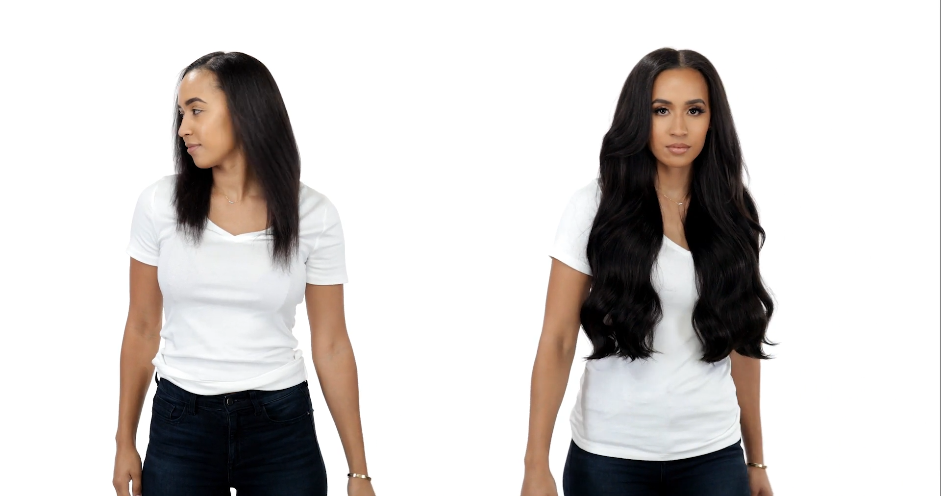 Video thumbail for Magnifica 240g 24" Off Black (1B) Hair Extensions