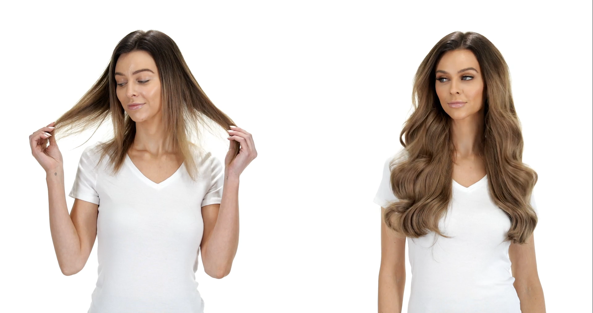 Video thumbail for BOO-GATTI 340G 22" Ash Brown (8) Hair Extensions