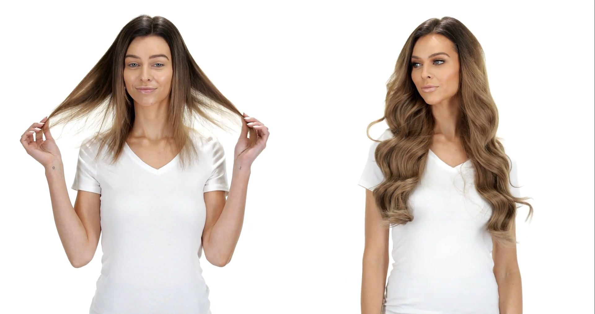 Video thumbail for Magnifica 240g 24" Ash Brown (8) Hair Extensions