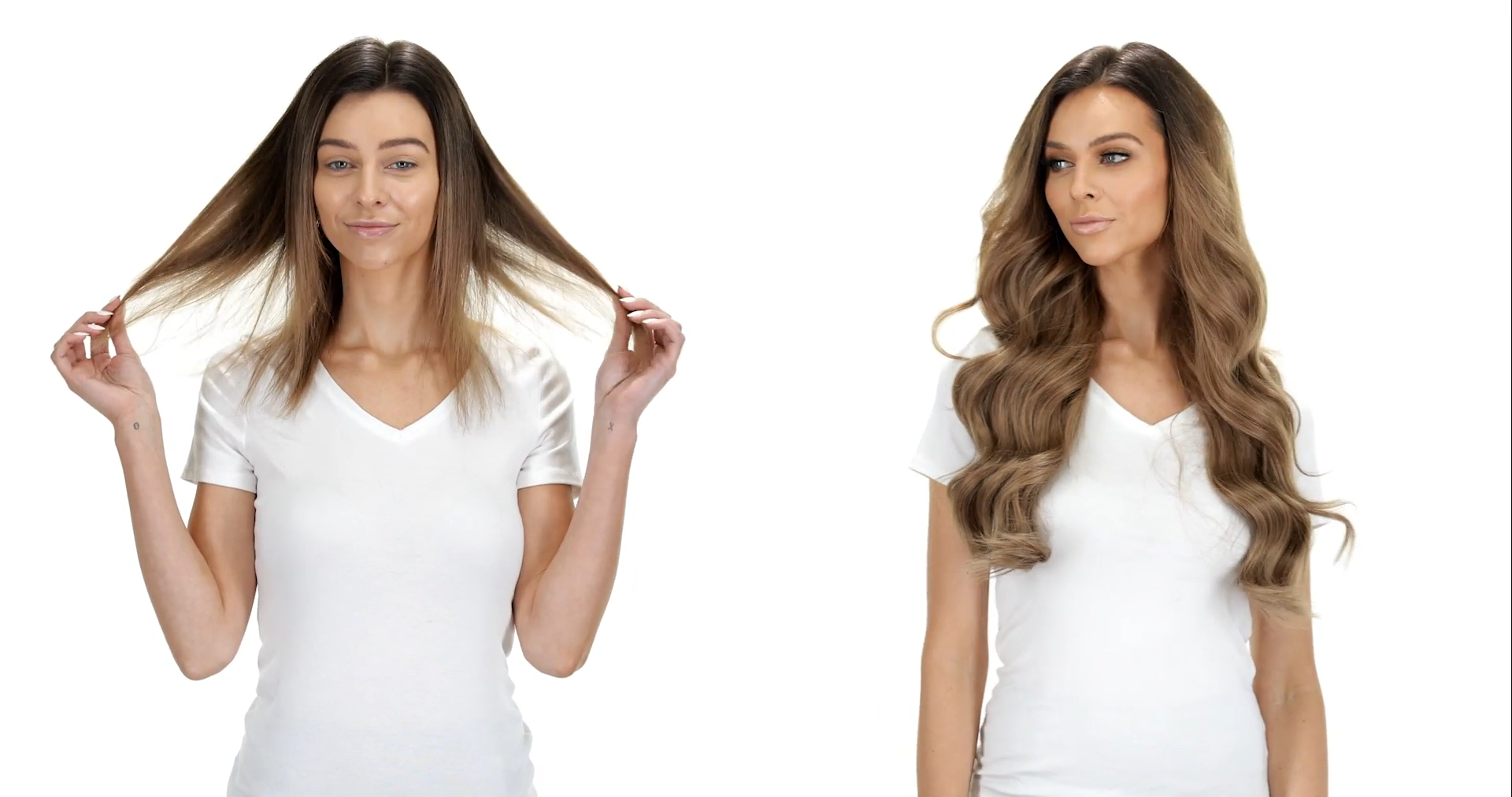 Video thumbail for BELLAMI Silk Seam 260g 24" Ash Brown (8) Hair Extensions