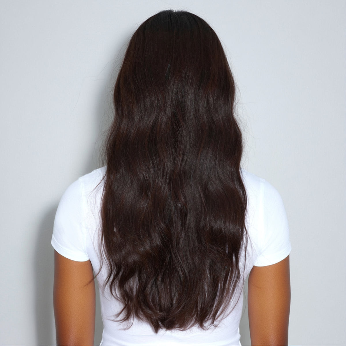 Silk Seam Clip-In, Walnut Brown| Bellami Hair – BELLAMI Hair display picture 3