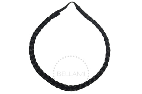 Braided Hairband Jet Black (1)