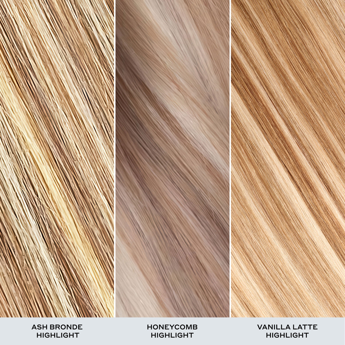 Color Match Samples Silk Seam™ ColorMatch Sample Set, Medium Blonde Highlights (Set of 3 ...