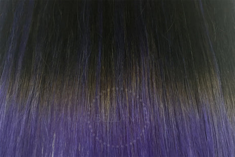 BELLAMI 220g 22" Ombre #1B/Lavender Hair Extensions