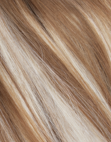 BELLAMI 160g 20" Ombre #6 - Chestnut Brown / Platinum Hair Extensions