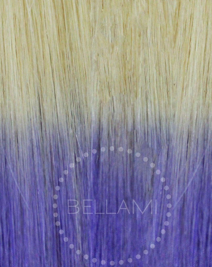 BELLAMI 220g 22" Ombre #60 - Ash Blonde / Lavender Hair Extensions