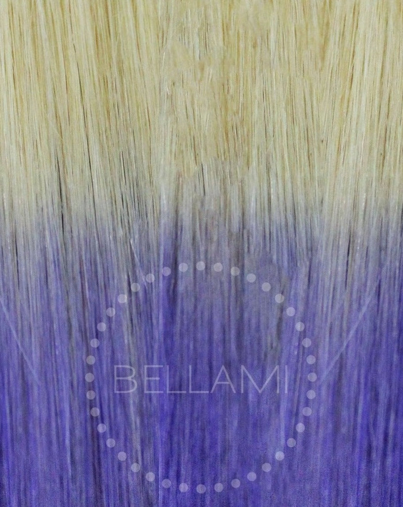 BELLAMI 160g 20" Ombre #60 - Ash Blonde / Lavender Hair Extensions