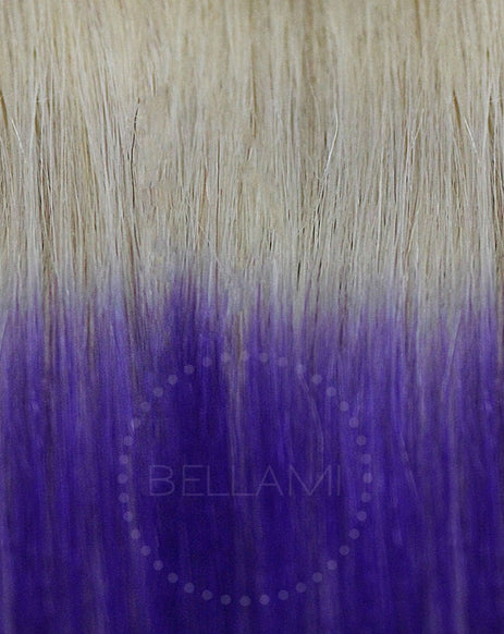 BELLAMI 160g 20" Ombre #60 - Ash Blonde / Violet Hair Extensions