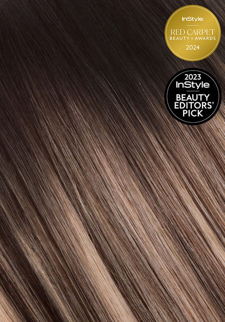 BELLAMI Silk Seam 240g 22" Dark Brown/Dirty Blonde (2/18) Hair Extensions