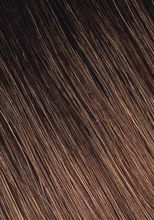 Tape-In Express Weft, Off Black/Mocha Creme #1B/2/6 Rooted