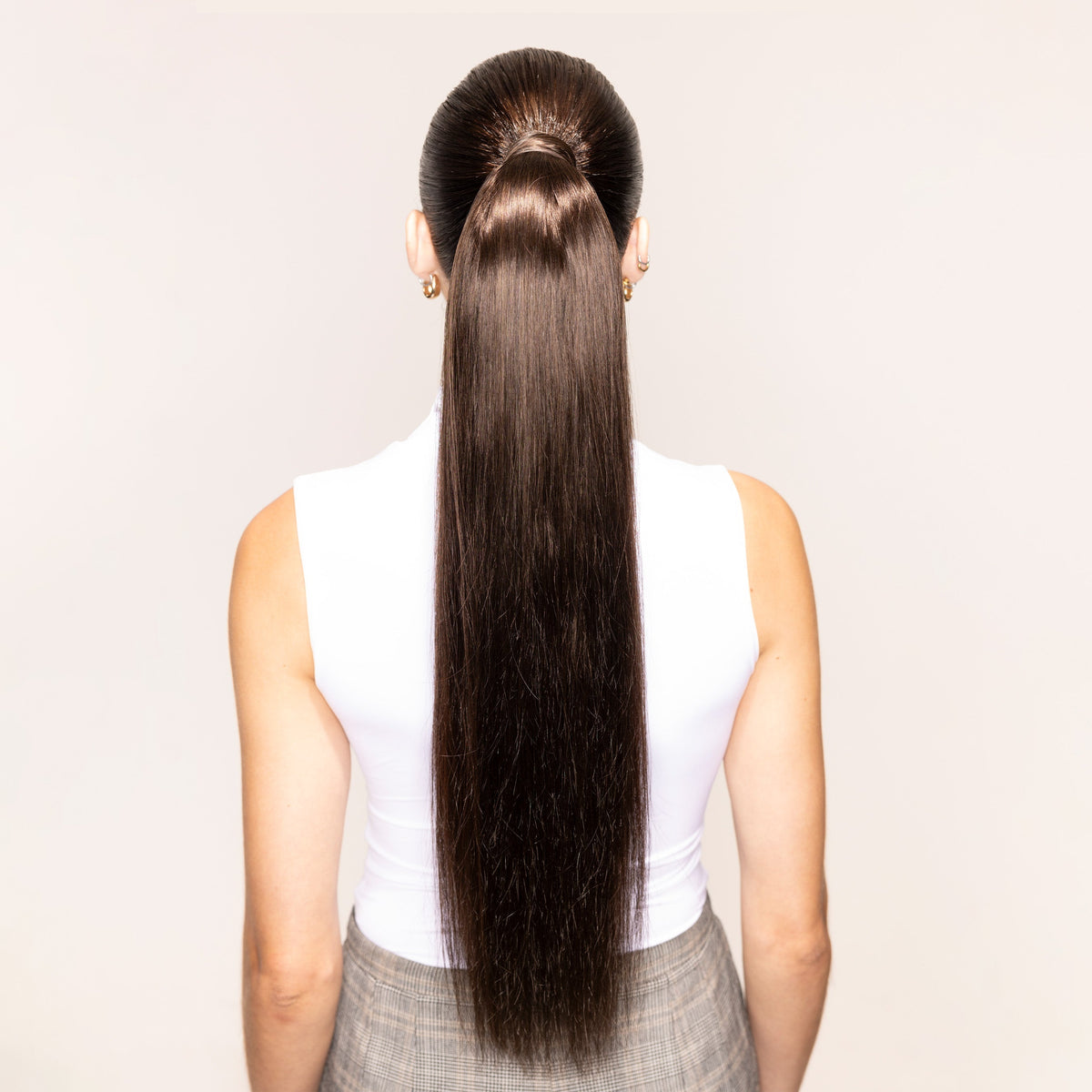 BellaMi Wrap Ponytail New BELLAMI Faux Wrap Ponytail 160G 20” Ash Blonde (#60  main image 2