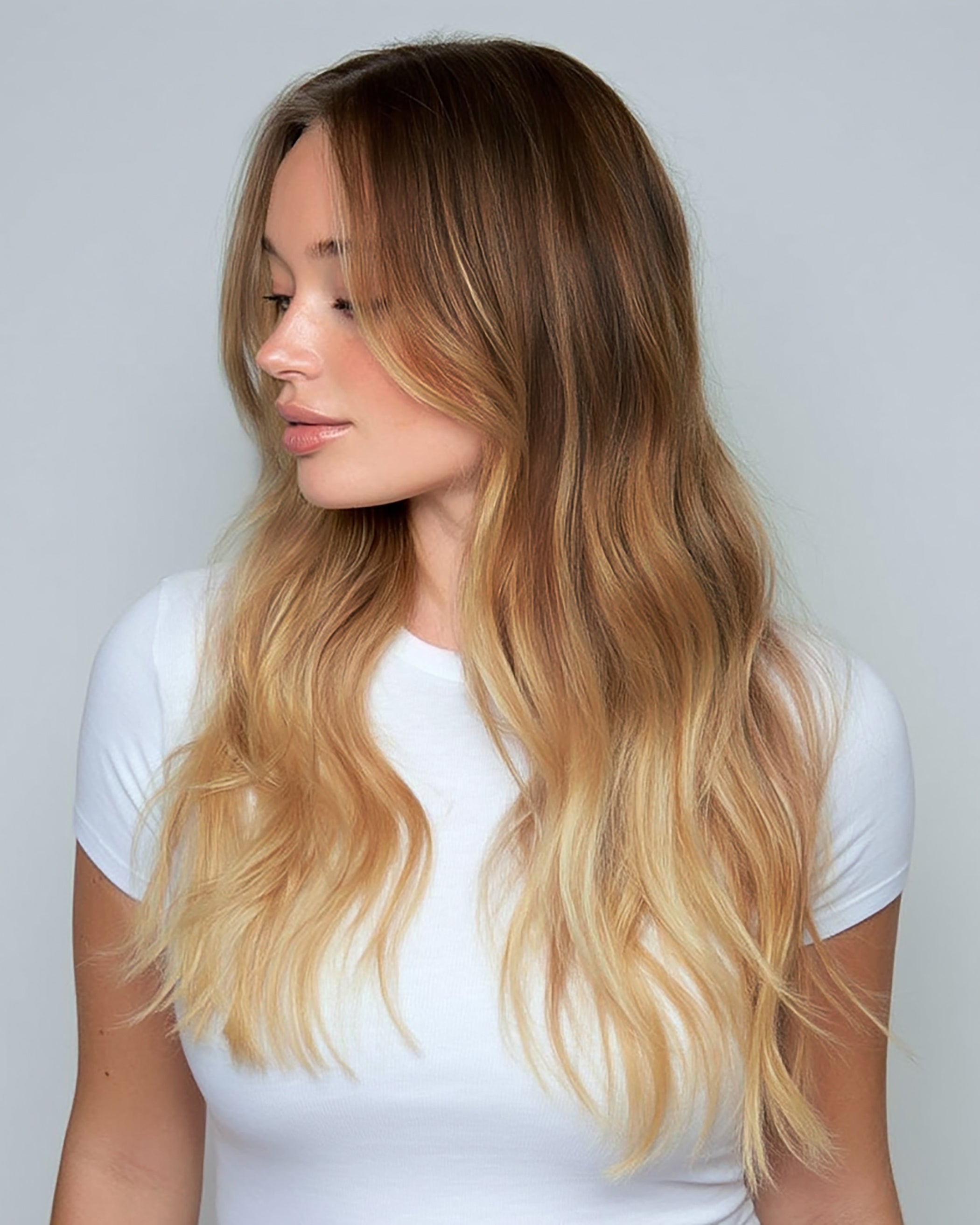 Wavy Ombre Two Tone Stawbery to Blonde 37 Strawberry Blonde Highlight Ideas for Inspiration main image 4