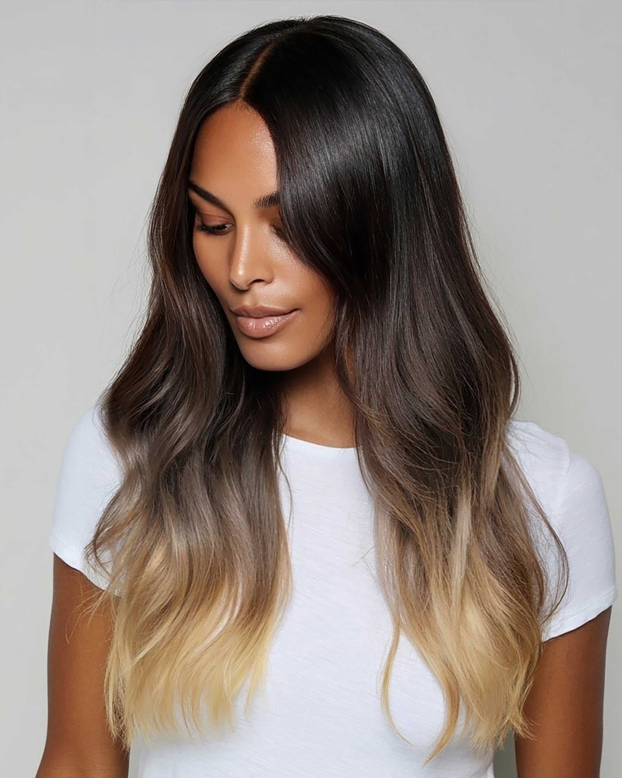 Silk Seam Clip-In, Mochachino Brown/Dirty Blonde| Bellami