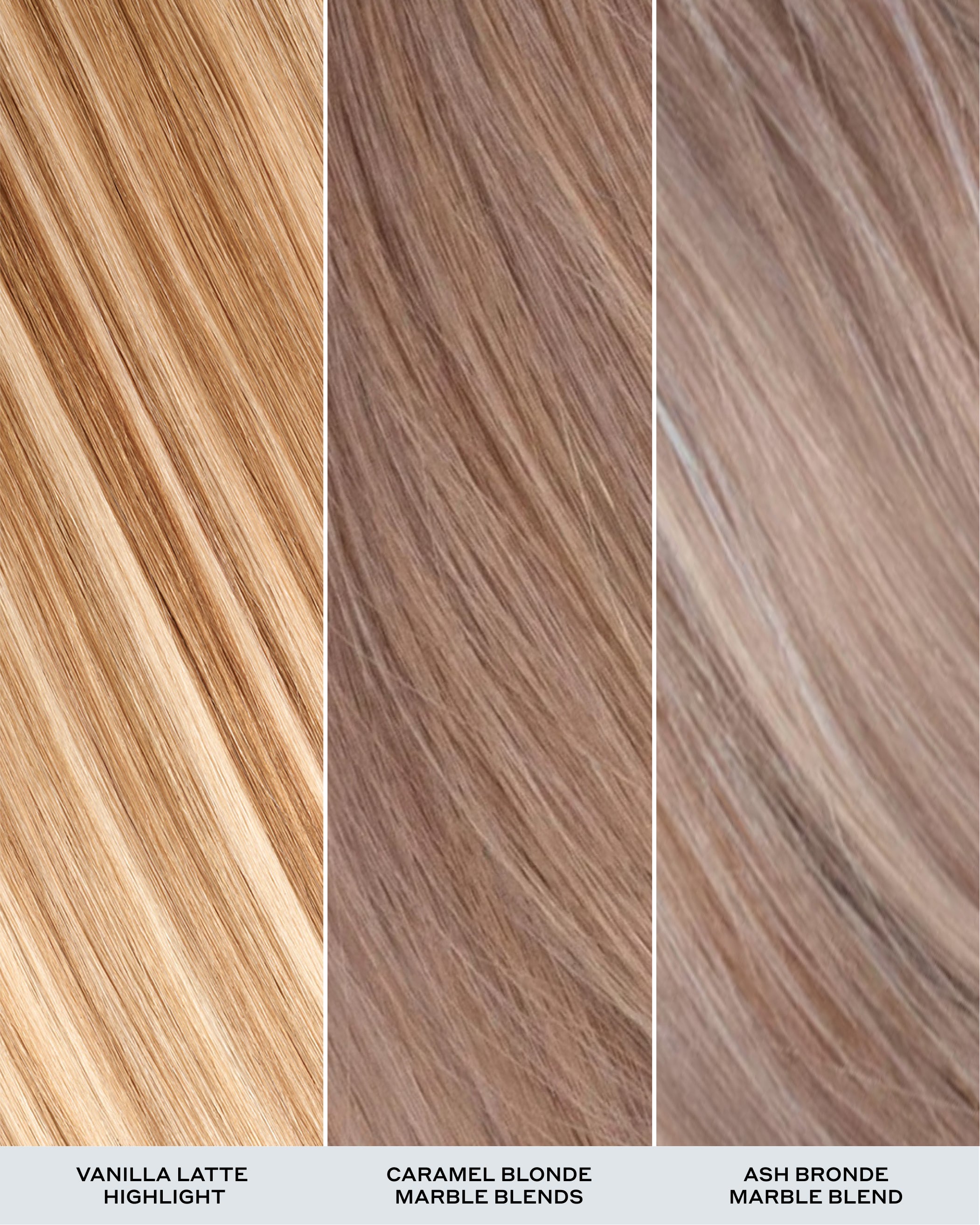 Silk Seam ColorMatch Sample Set Brown Blonde Highlights Set Of 3 silk-seam-colormatch-sample-set-brown-blonde-highlights-set-of-3