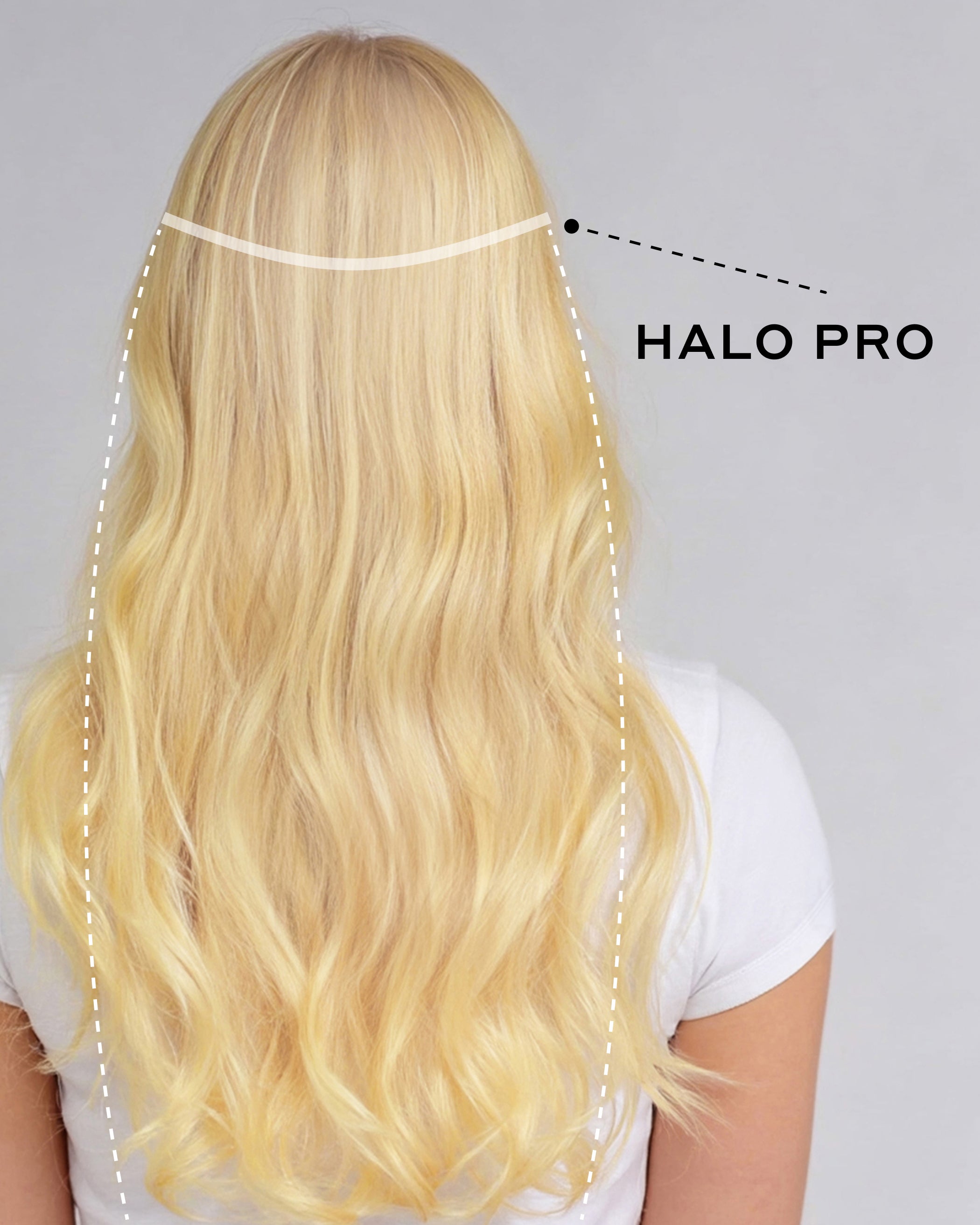 Halo Pro Hair Extensions Kit, Beach Blonde #613 | BELLAMI  display picture 1