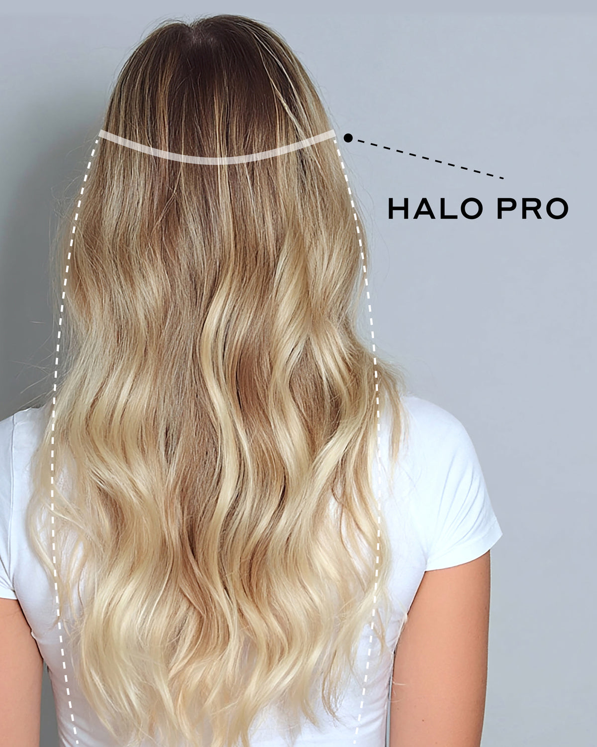 Halo Pro Hair Extensions Kit, Pearl Blonde #8C/88 | BELLAMI HAIR ...