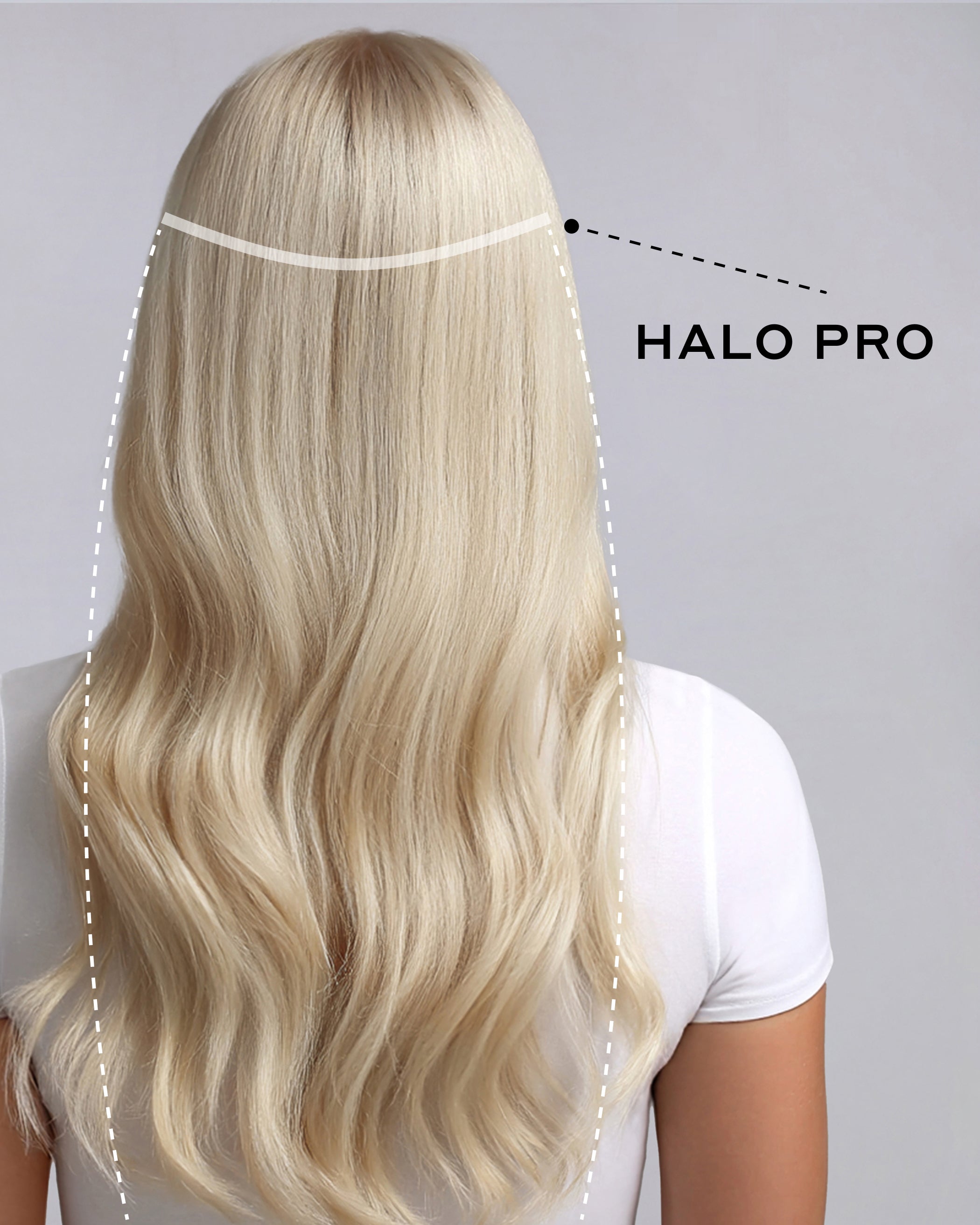 Halo Pro Hair Extensions Kit, Platinum Blonde #80 | BELLAMI 