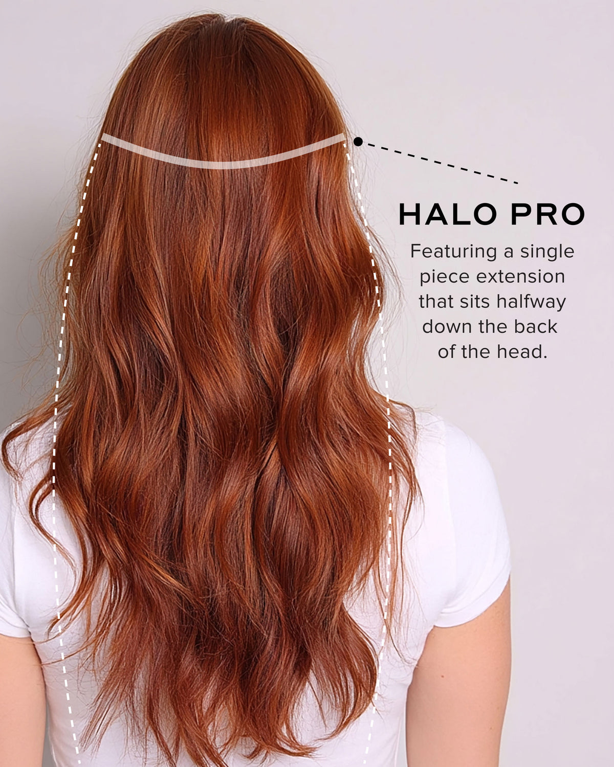 Halo Pro Hair Extensions Kit, Spiced Crimson #570 | BELLAMI HAIR ...