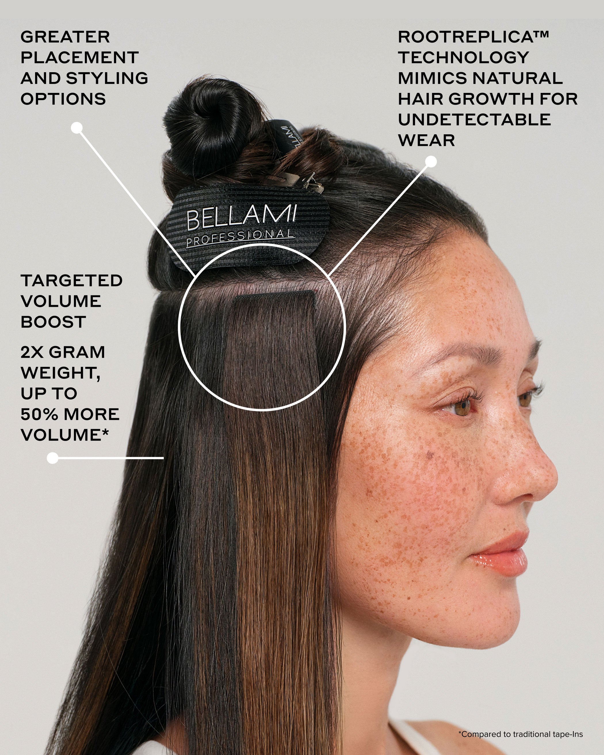 Tape-In Deluxe, Chocolate Mahogany #1B/2/4 Sombre - BELLAMI Hair