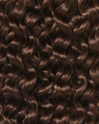 Silk Seam™ Textured Clip-In, Chocolate Brown #4 Natural 3A