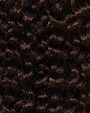 Silk Seam™ Textured Clip-In Hair Extensions - Dark Brown - 3A