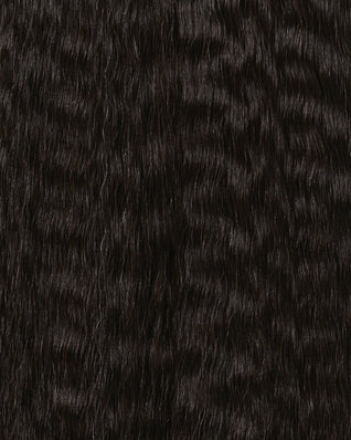 Silk Seam™ Textured Clip-In, Off Black #1B Natural Blowout