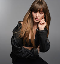 Silk Seam™ Textured Clip-In, Off Black 3C