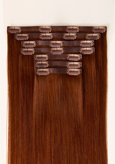 BELLAMI Silk Seam 26" 360g Bronzed Amber Natural Hair Extensions
