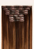 BELLAMI Silk Seam 140g 16" Dark Honey Cocoa Highlights Hair Extensions