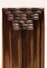 BELLAMI Silk Seam 24" 260g Dark Honey Cocoa Highlight Hair Extensions