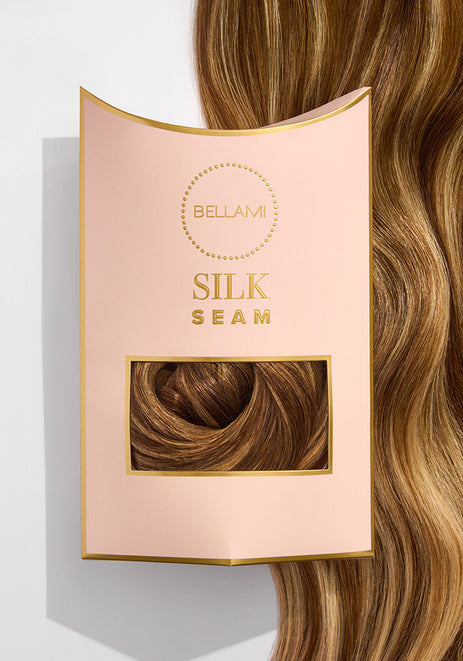 BELLAMI Silk Seam 16" 140g Dirty Brunette Highlights Hair Extensions