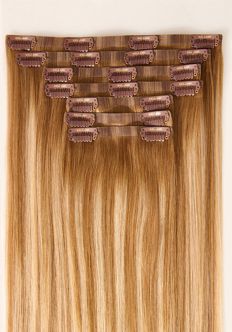BELLAMI Silk Seam 16" 140g Vanilla Latte Highlight Hair Extensions