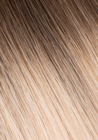 Tape-In Express Weft, Walnut Brown/Ash Blonde #3/60 Rooted