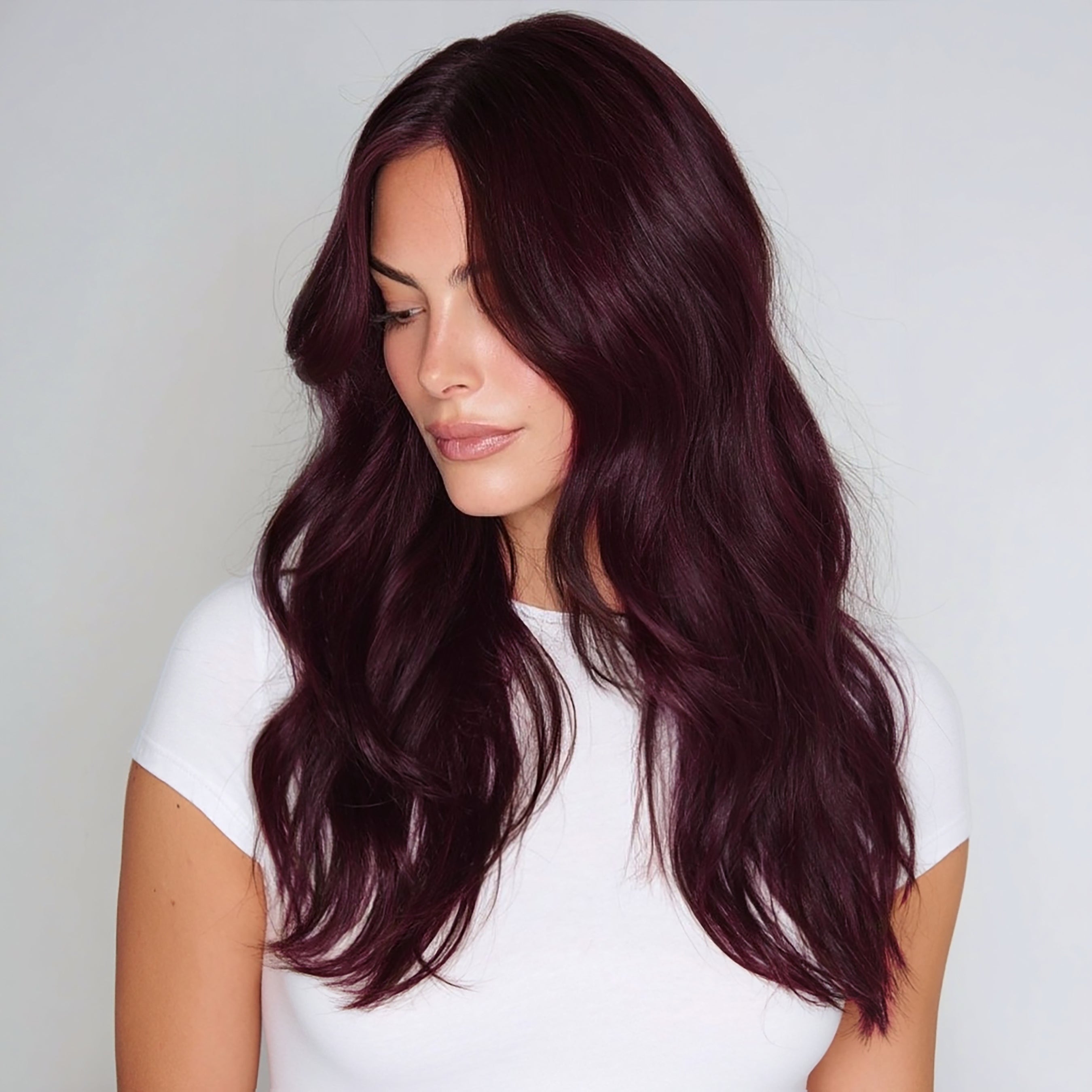 Silk Seam Clip-In, Mulberry Wine| Bellami Hair – BELLAMI Hair