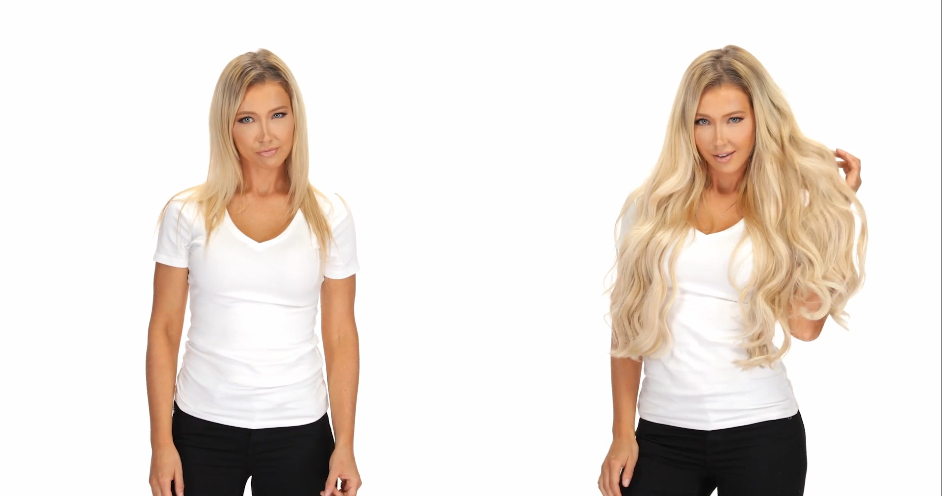 Video thumbail for BELLAMI Silk Seam 260g 24" Rooted Ash Brown/Honey Blonde (8/20/24/60) Hair Extensions