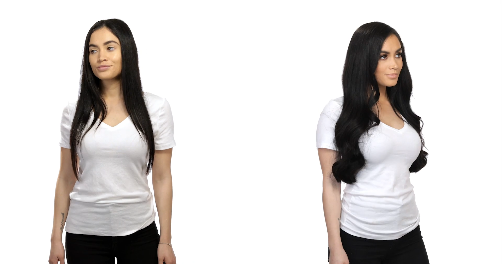 Video thumbail for Bambina 160g 20" Jet Black Hair Extensions (#1)