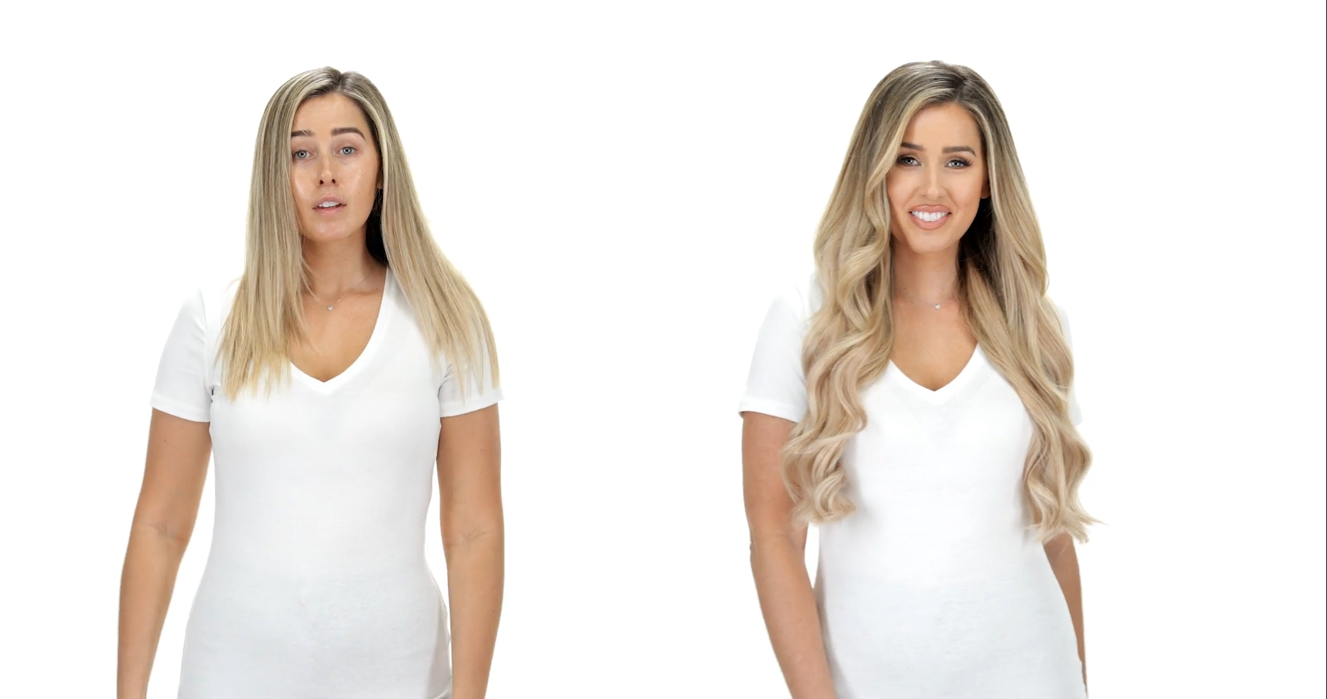 Video thumbail for Bambina 160g 20" Butter Blonde Hair Extensions (P10/16/60)
