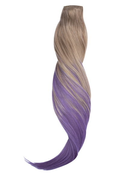 BELLAMI 220g 22" Ombre #18 - Dirty Blonde / Lavender Hair Extensions