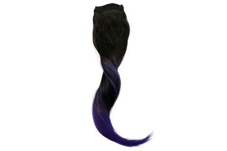 BELLAMI 220g 22" Ombre #1B/Lavender Hair Extensions