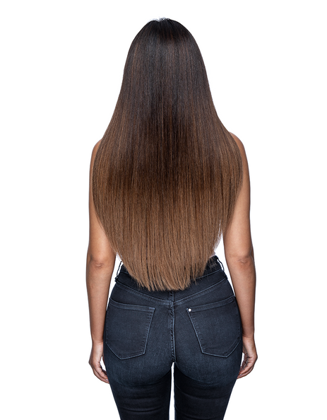 BELLAMI Silk Seam 180g 20" Dark Brown/Chestnut Brown (2/6) Hair Extensions