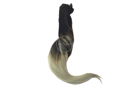 BELLAMI 160g 20" Ombre #2 - Dark Brown / Platinum Hair Extensions