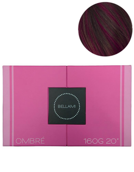 BELLAMI 160g 20" Ombre #4/Poisonberry Hair Extensions
