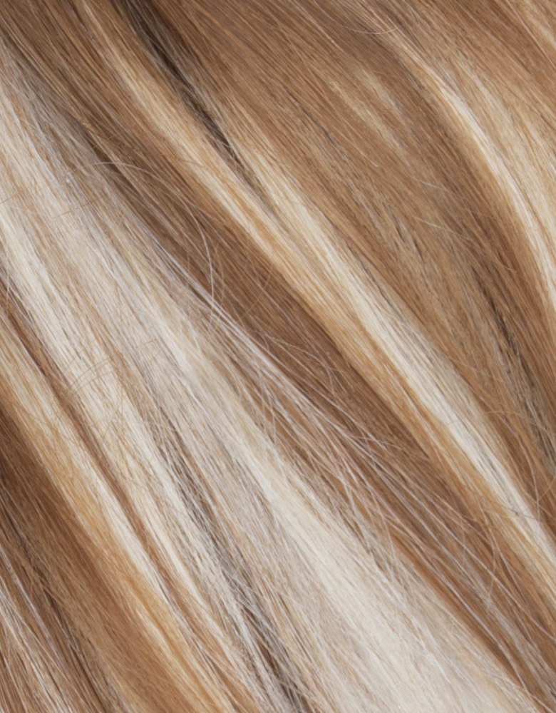 BELLAMI 220g 22" Ombre #6 - Chestnut Brown / Platinum Hair Extensions